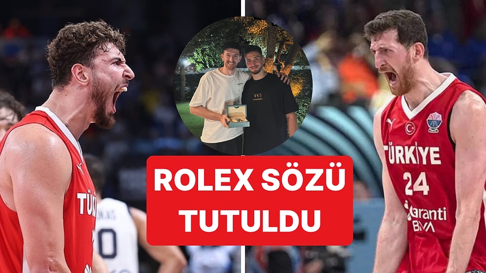 12 Dev Adam'da Alperen Şengün, Ercan Osmani'ye Verdiği Rolex Sözünü Tuttu