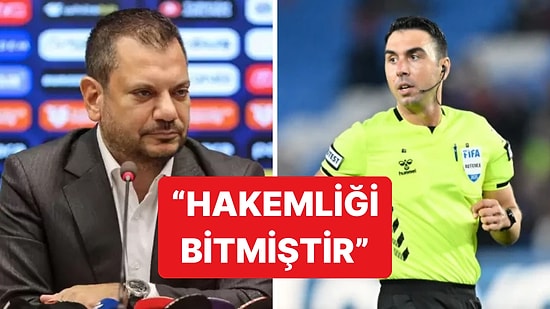 Trabzonspor Başkanı Ertuğrul Doğan'dan Arda Kardeşler'e Sert Sözler: "Hakemliği Bitmiştir"