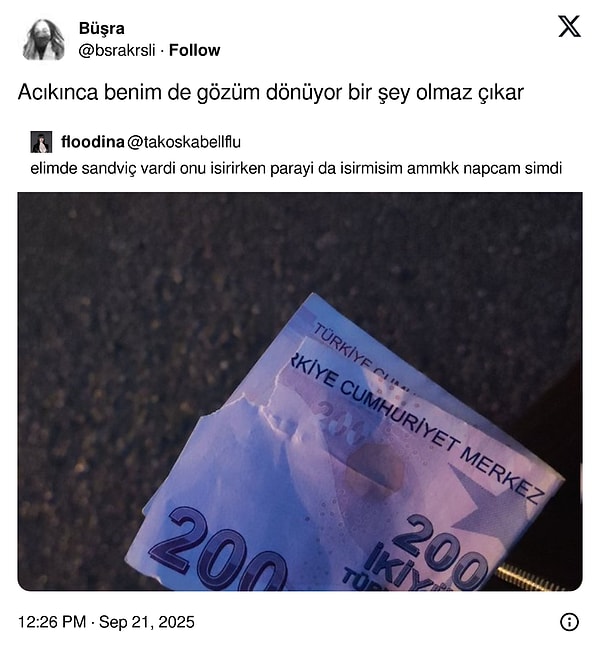 Para yemek deyimi gerçek oldu.