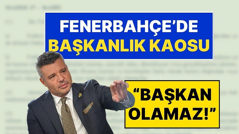 Ahmet Çakar’dan Flaş İddia: “Sadettin Saran Fenerbahçe Başkanı Olamaz, 3 Yıla Kadar Cezası Var”