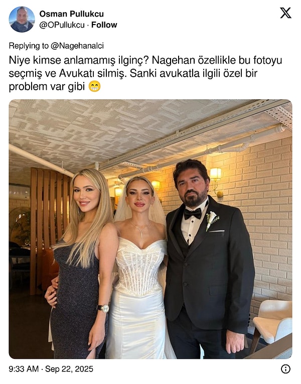 Er kwamen ook snel reacties op de post van Nagehan Alçı: