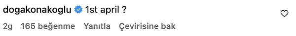 "1 Nisan mı?"