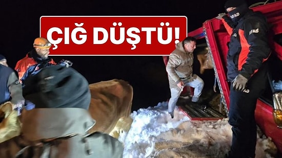 Kış Gelmeden Rize’de Çığ Düştü: Mahsur Kalan Vatandaşlar ve Hayvanlar Kurtarıldı