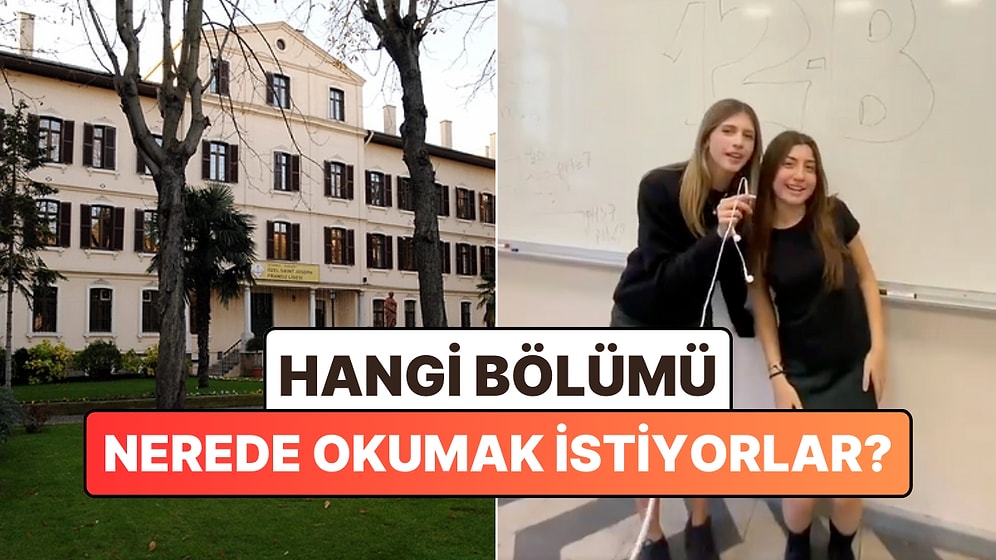 Saint-Joseph Fransız Lisesi Öğrencileri, Üniversiteyi Nerede ve Hangi Bölümde Okumak İstediklerini Açıkladı