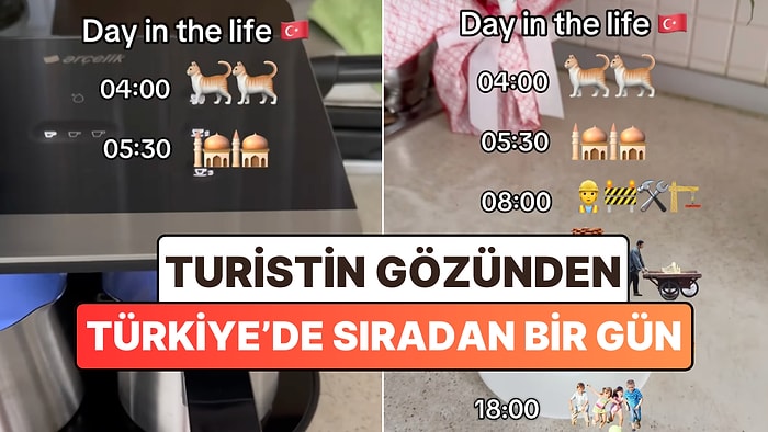 Türkiye'de Geçirdiği Klasik Bir Günde Duyduğu Sesleri Paylaşan Turist