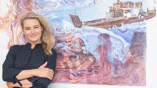 Rus Ressam Tatiana Kirillova ve Türk Ressam Memduh Kuzay'ın Eserleriyle "Değerleriyle İstanbul" Sergisi Açıldı