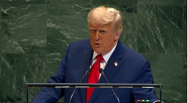 Trump, yaptığı konuşmada BM’yi de eleştirdi.
