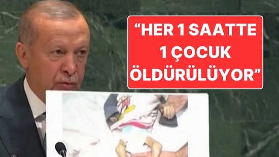Cumhurbaşkanı Recep Tayyip Erdoğan’dan BM Genel Kurulu’nda İsrail’e Tepki: "Her 1 Saate 1 Çocuk Ölüyor"