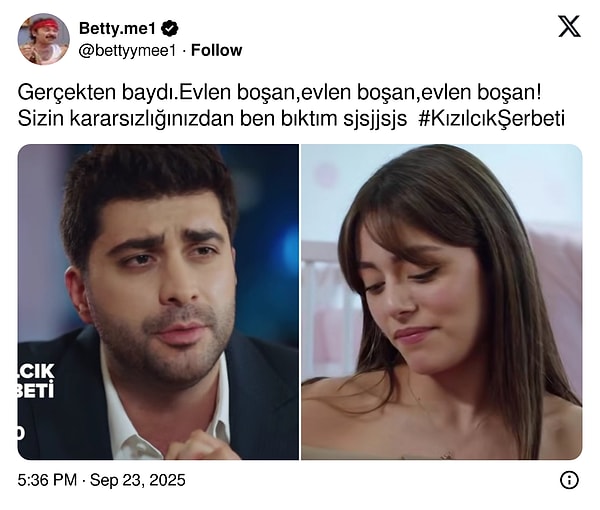 Seyirciden gelen Kızılcık Şerbeti tepkileri de burada: