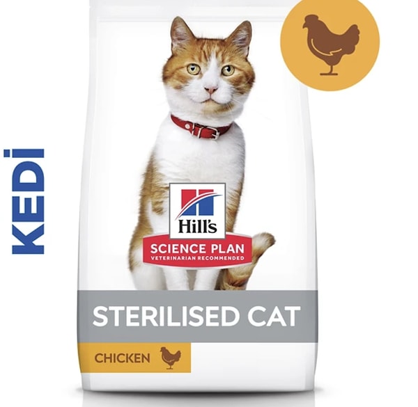 Hills Young Sterilised Tavuklu Kısırlaştırılmış Kedi Maması