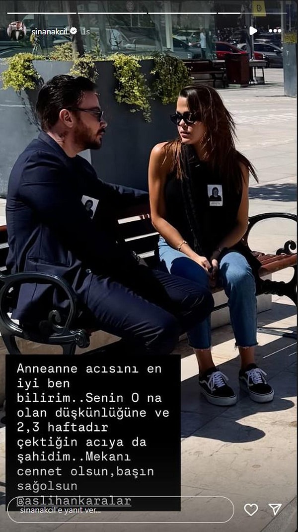 Sinan Akçıl, yakın arkadaşı olduğunu belirttiği Aslıhan Karalar'ın sık sık yanında yer aldı.