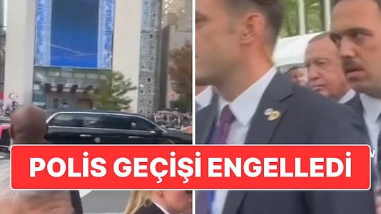 Cumhurbaşkanı Erdoğan New York’ta Trump’ın Konvoyu Geçerken Kısa Süreliğine Kaldırımda Bekletildi