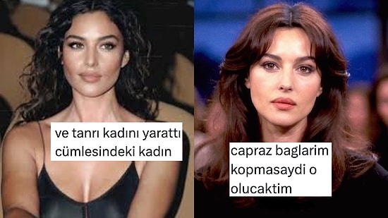 Monica Belluci'nin Güzelliğini Kendi Tarzlarıyla Anlatan X Kullanıcıları