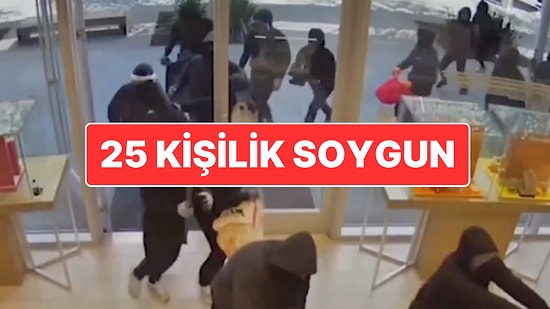 ABD Kaliforniya’da Film Gibi Soygun: 25 Kişi Kuyumcudan 1 Milyon Dolarlık Mücevher Çaldı