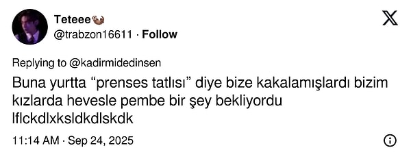 Prenses tatlısı mı?