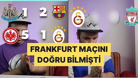 Frankfurt Galatasaray Maçının Skorunu Bilen İçerik Üreticisi Liverpool Maçı İçin Tahminde Bulundu