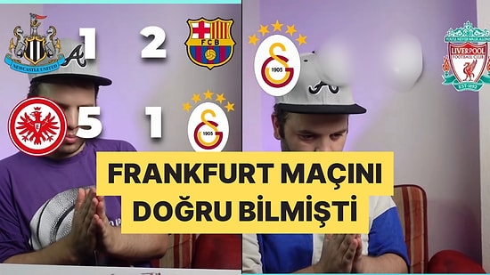 Frankfurt Galatasaray Maçının Skorunu Bilen İçerik Üreticisi Liverpool Maçı İçin Tahminde Bulundu