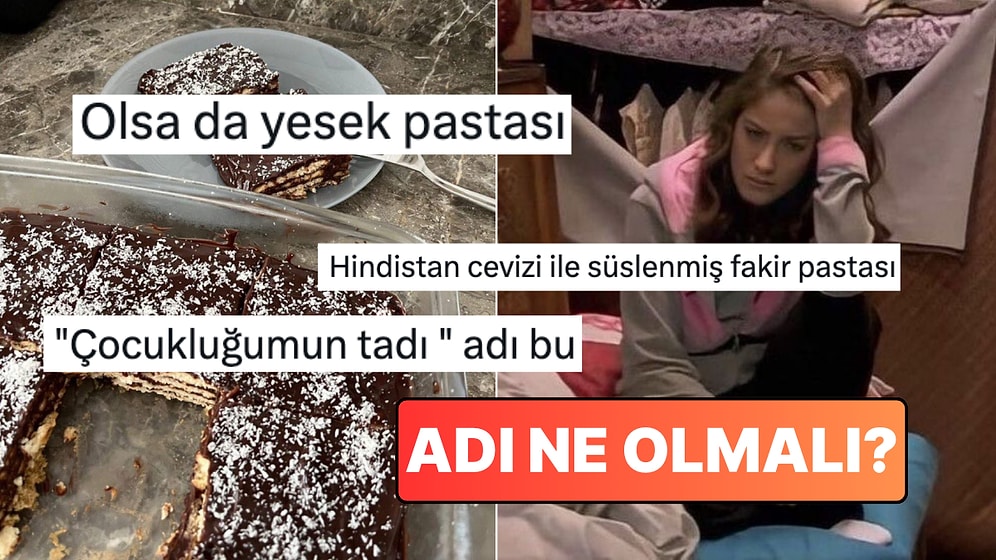 Bisküvili 'Fakir' Pastasına Alternatif İsim Önererek Güldürenler