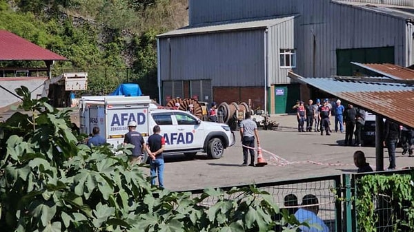 Zonguldak'ta maden ocağında göçük meydana geldi.