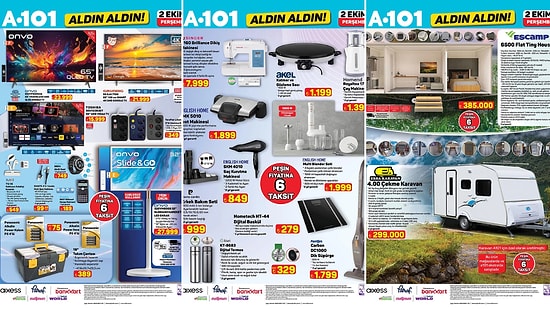 A101'e Çekme Karavan Geliyor! 2 Ekim 2025 A101 Aldın Aldın Kataloğu