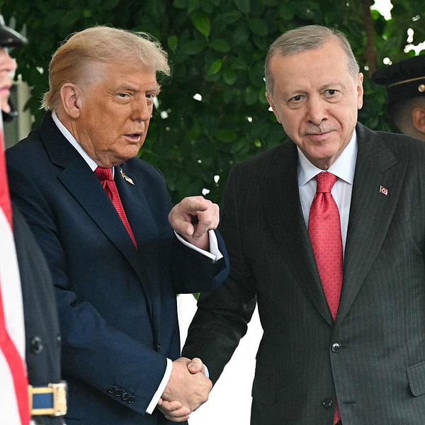 Cumhurbaşkanı Recep Tayyip Erdoğan, Amerika'da ABD Başkanı Donald Trump ile bir araya geldi.