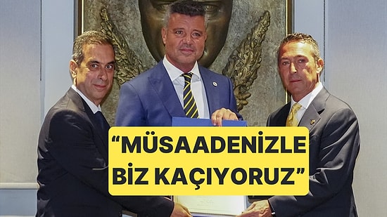 Fenerbahçe'deki Mazbata Törenine Ali Koç'un "Müsaadenizle Biz Kaçıyoruz" Sözü Damga Vurdu
