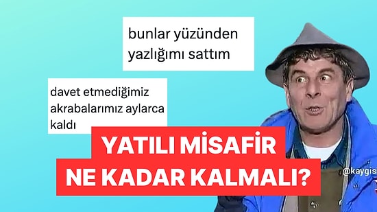 Eve Çökercesine Yerleşen Yatılı Misafirlerden Şikayet Eden Kadın Viral Oldu