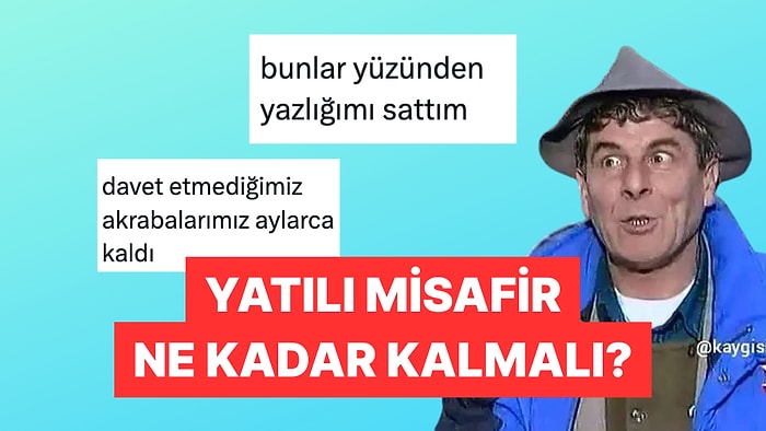 Eve Çökercesine Yerleşen Yatılı Misafirlerden Şikayet Eden Kadın Viral Oldu
