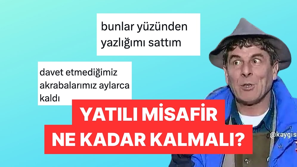 Eve Çökercesine Yerleşen Yatılı Misafirlerden Şikayet Eden Kadın Viral Oldu
