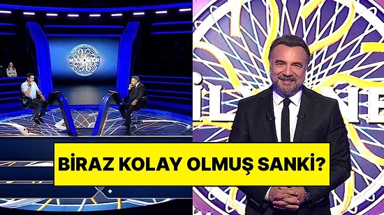 Kim Milyoner Olmak İster’de Sorulan 100 Bin TL Değerindeki Soru Kolaylığıyla Akıl Tutulması Yaşattı
