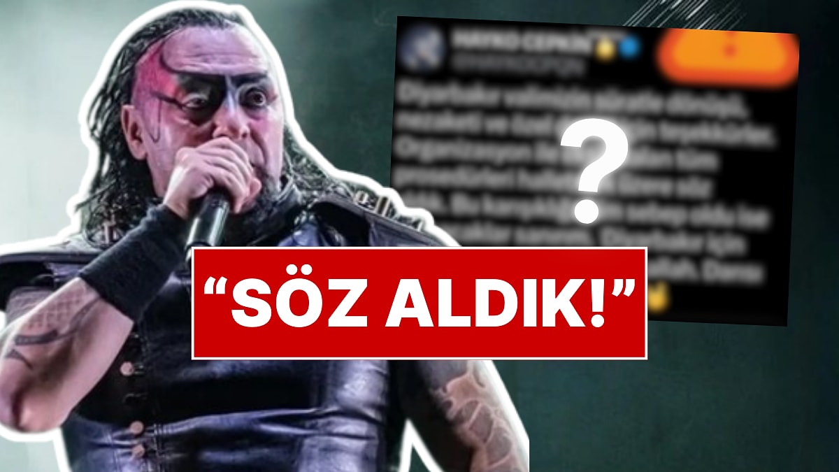 Kayseri ve Diyarbakır Konserleri İptal Edilen Hayko Cepkin&apos;den Güzel Haber Geldi!
