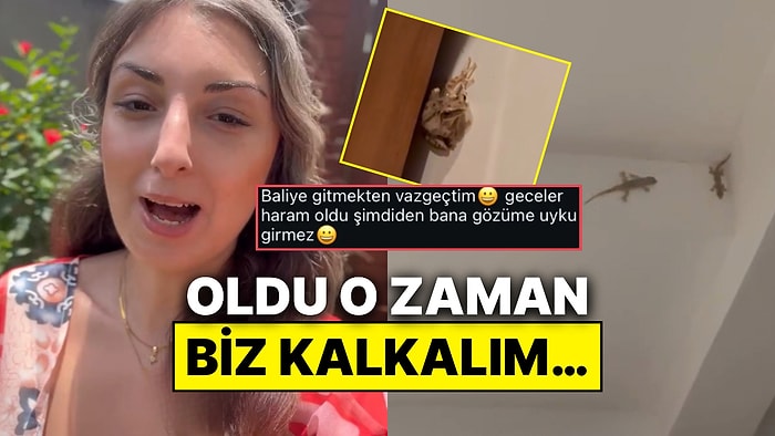 Uykular Haram: Bali’de Kaldığı Evde Gördüğü Hayvanları Paylaşan İçerik Üreticisi Tüylerimizi Diken Diken Etti