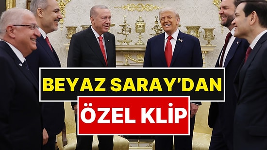 Beyaz Saray Paylaştı: Erdoğan ve Trump İçin Özel Klip Hazırlandı!