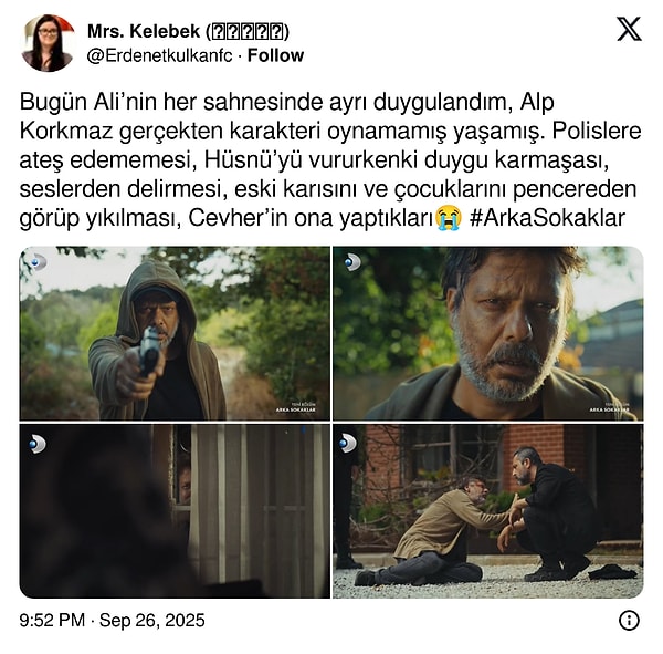 İşte Arka Sokaklar'ın son bölümüne gelen yorumlar: