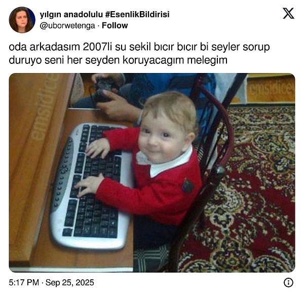 Ne tatlısınız.