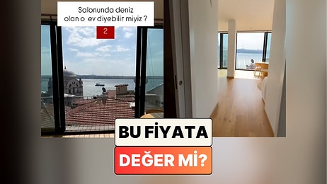 İstanbul'da Kirasıyla Dudak Uçuklatan Deniz Manzaralı Ev Sosyal Medyada Gündem Oldu