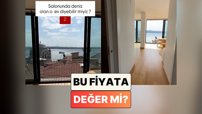 İstanbul'da Kirasıyla Dudak Uçuklatan Deniz Manzaralı Ev Sosyal Medyada Gündem Oldu