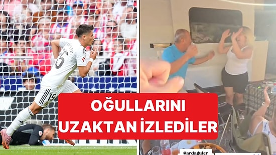 Madrid Derbisi'nde Gol Atan Arda Güler'in Ailesi Kilometrelerce Uzaktan Sevindi