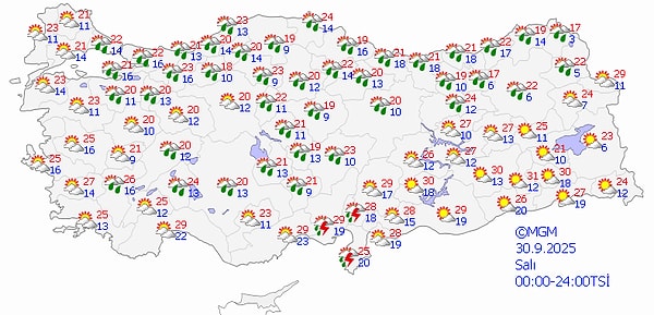 30 Eylül Salı
