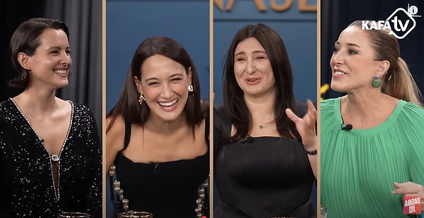 Dolunay Soysert’in sunduğu ve YouTube’da yayınlanan Kafa TV’ye bu hafta Yasemin Sakallıoğlu, Leyla Feray ve Gupse Özay konuk oldu.