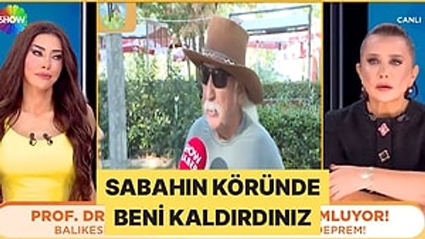 Show TV'de yayınlanan Bu Sabah isimli programa Şener Üşümezsoy da katıldı.
