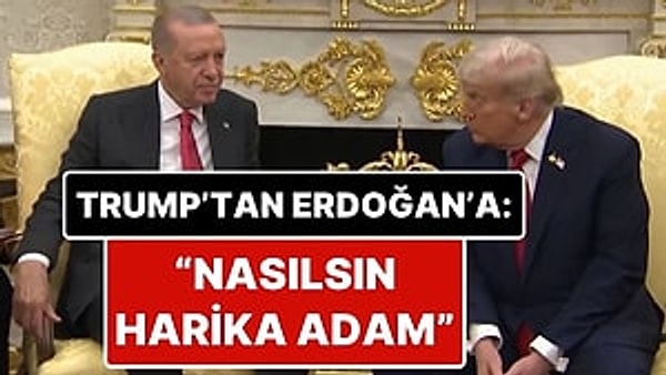 Cumhurbaşkanı Recep Tayyip Erdoğan ve ABD Başkanı Donald Trump, Beyaz Saray’daki Oval Ofis'te görüşmeye yapıldı.