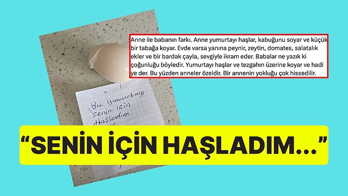 Annesinin Vefatından Günler Sonra Babasının Elinden Yumurta Yiyen Kullanıcı Boğazınızı Düğümleyecek