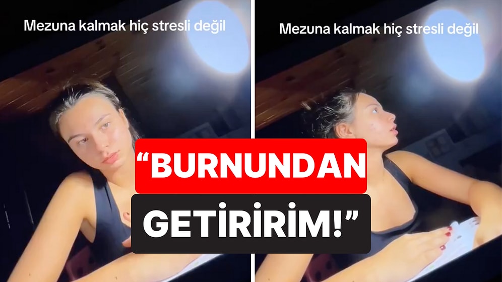 Mezun Senesinde Odasında Ders Çalışırken Annesinin Azarlamasına Maruz Kalan Kız Gündem Oldu