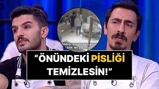 MasterChef'te Ortalık Fena Karıştı: Erkekler Evinde Büyük Bir Kavgaya Tutuşan Barış ve Sezer Yüzleşti!