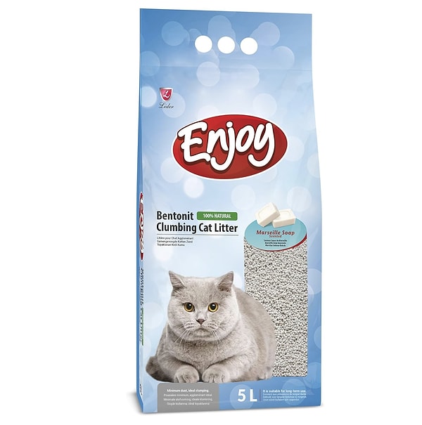 Bugün Amazon’da indirime giren Enjoy Bentonit Kedi Kumu, Marsilya sabunu ferahlığıyla evdeki koku sorununu ortadan kaldıracak!