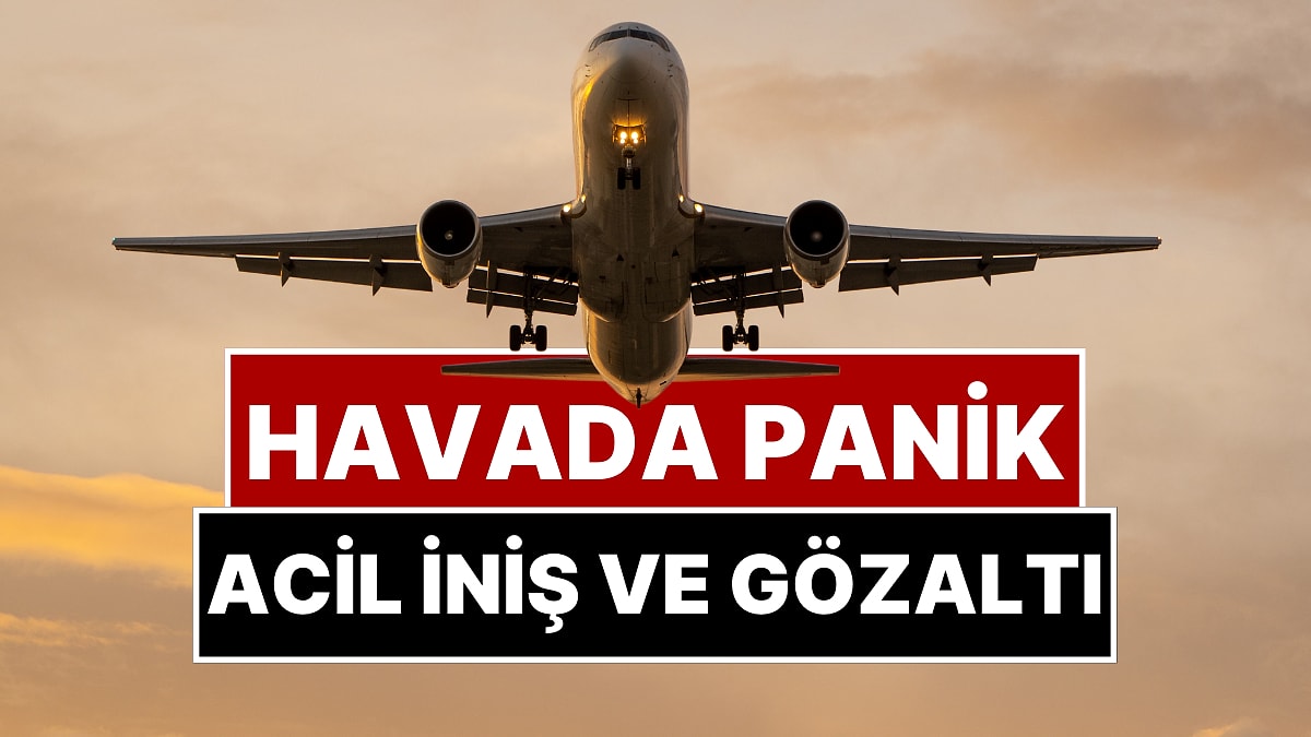 Pasaportunu Yiyen Yolcuğu Uçağı Karıştırdı! Uçak Acil İniş Yaptı