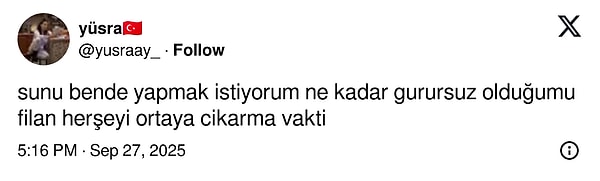 Başka bir X kullanıcısı da bu akıma uydu.