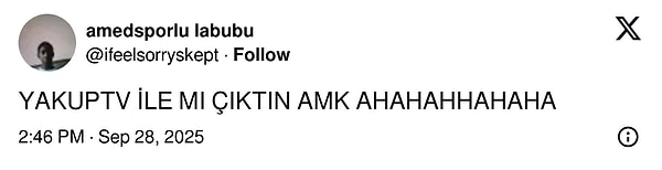 Haliyle liste X'te de yorumlandı.