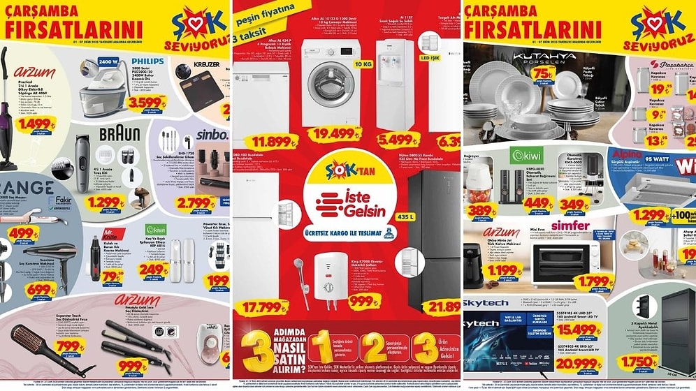 ŞOK'a Mini Fırın Geliyor! 1 Ekim 2025 ŞOK Aktüel Ürünler Kataloğu